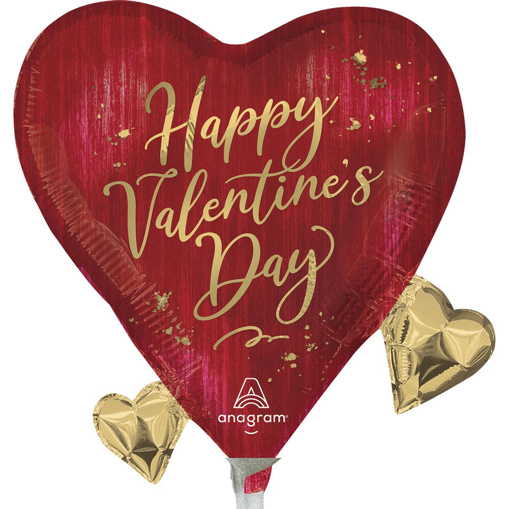 9" Valentine Rouge Mini Shape Foil Balloon (1ct)