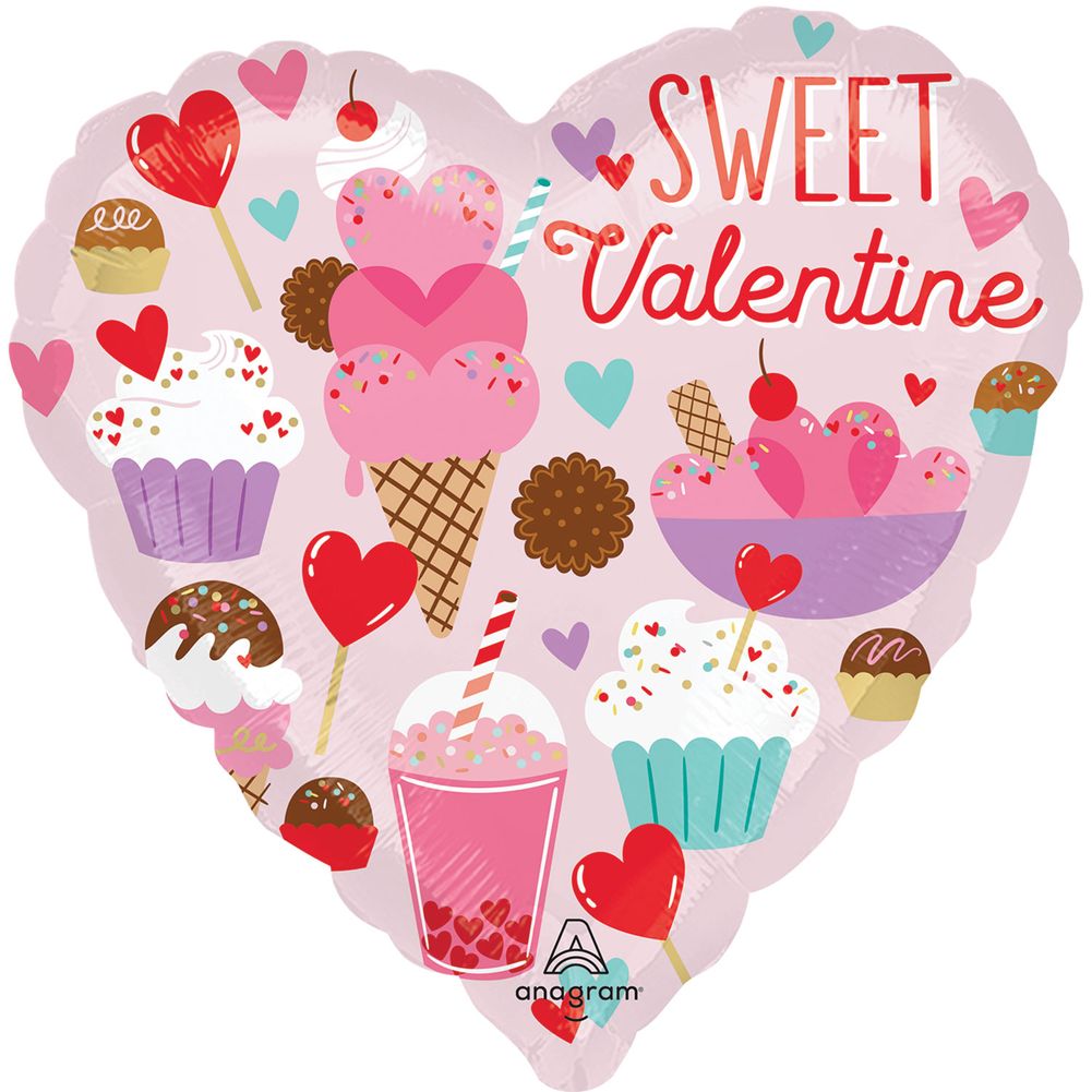 18" Sweet Valentine Foil Balloon (1ct)