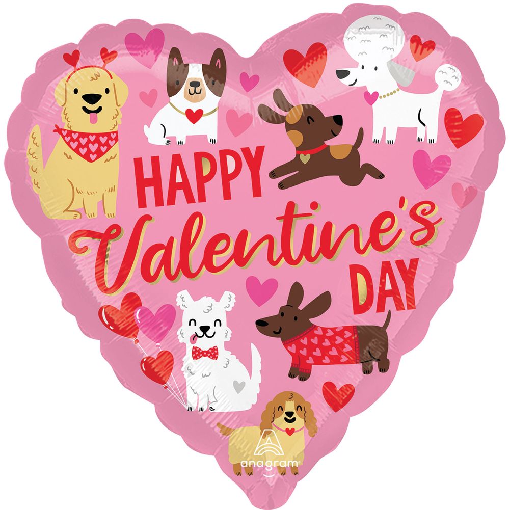 18" Doggone Cute Valentine Foil Balloon (1ct)
