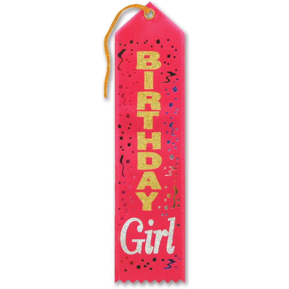 Birthday Girl Award Ribbon