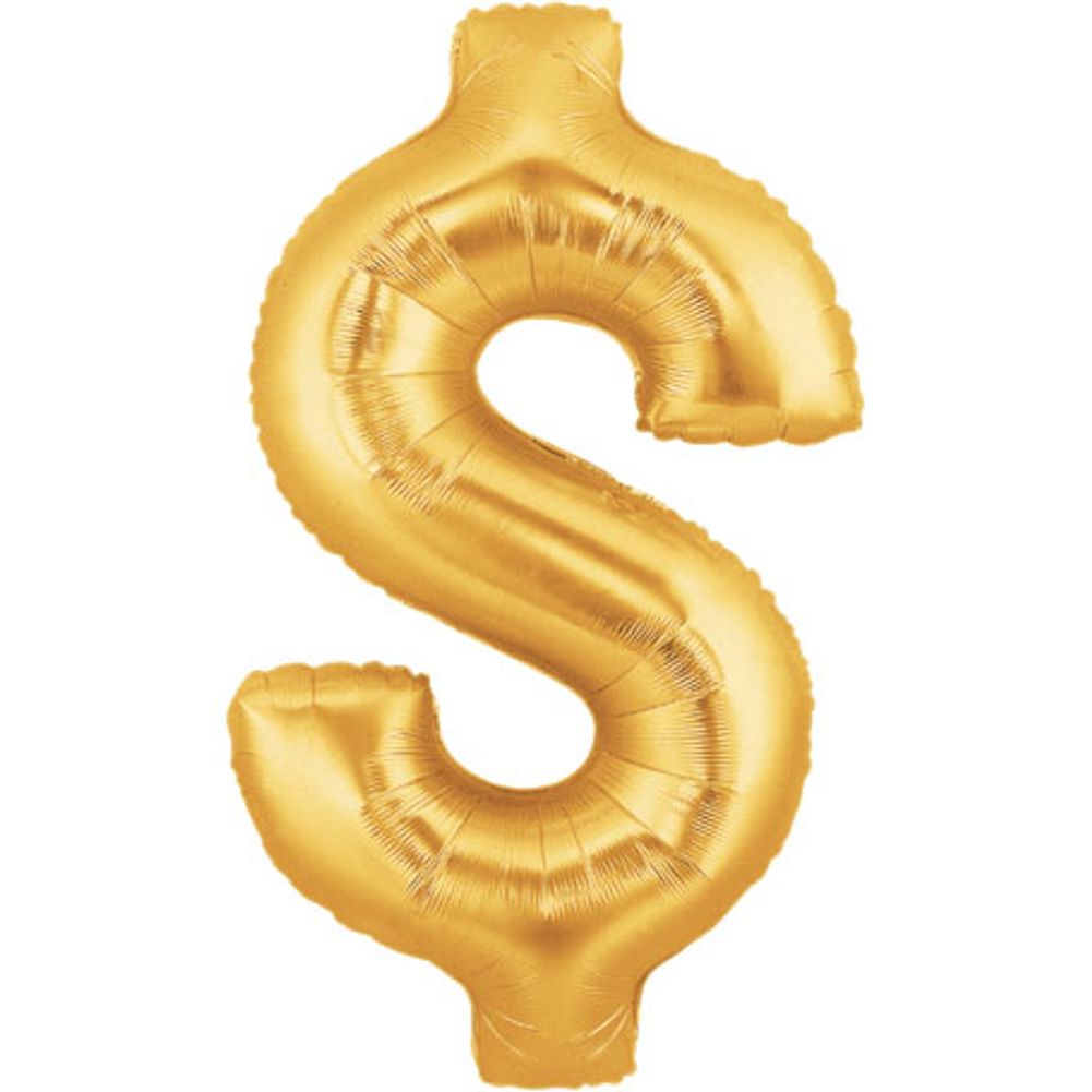Megaloon Dollar Sign Gold