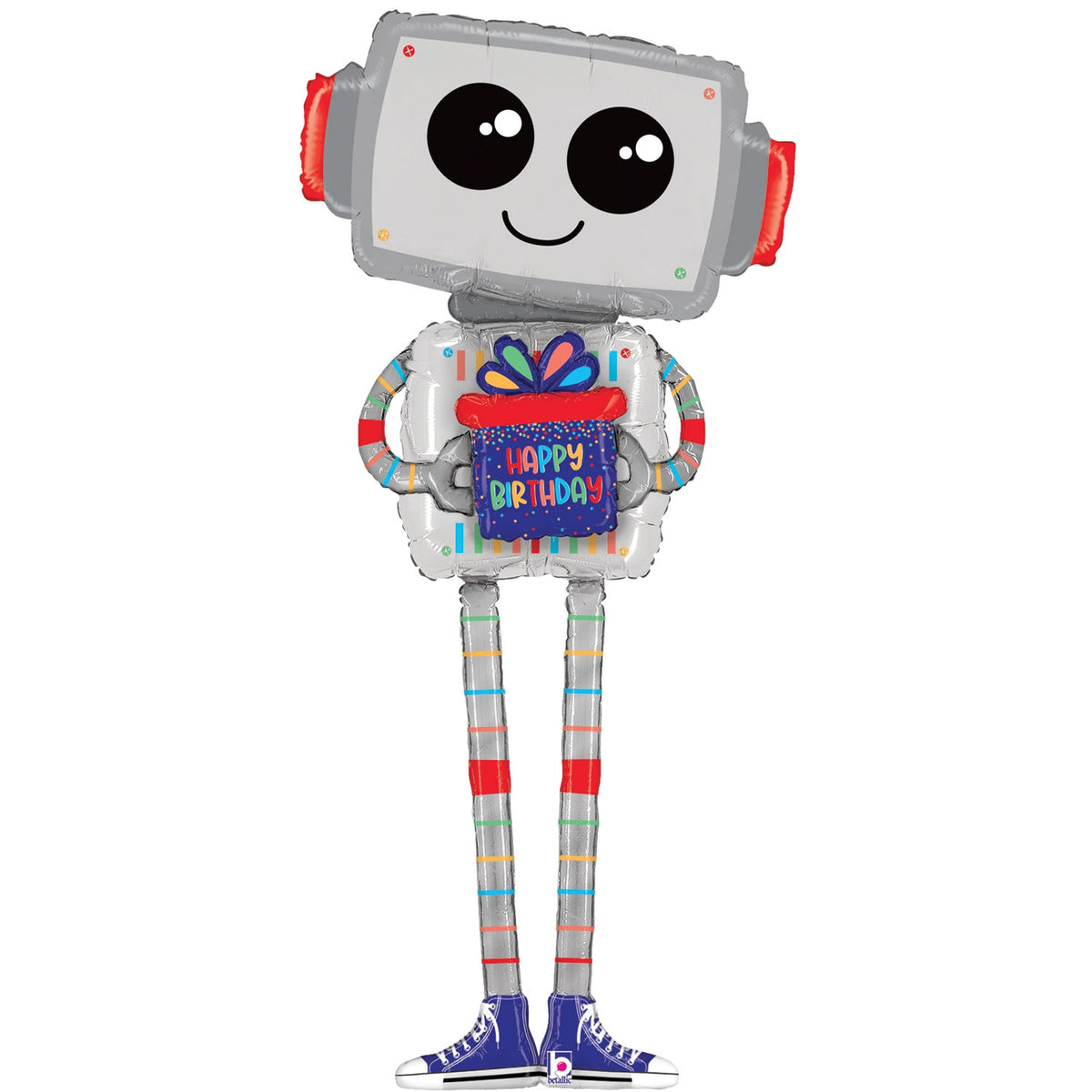 5' Special Delivery Birthday Robot Shape