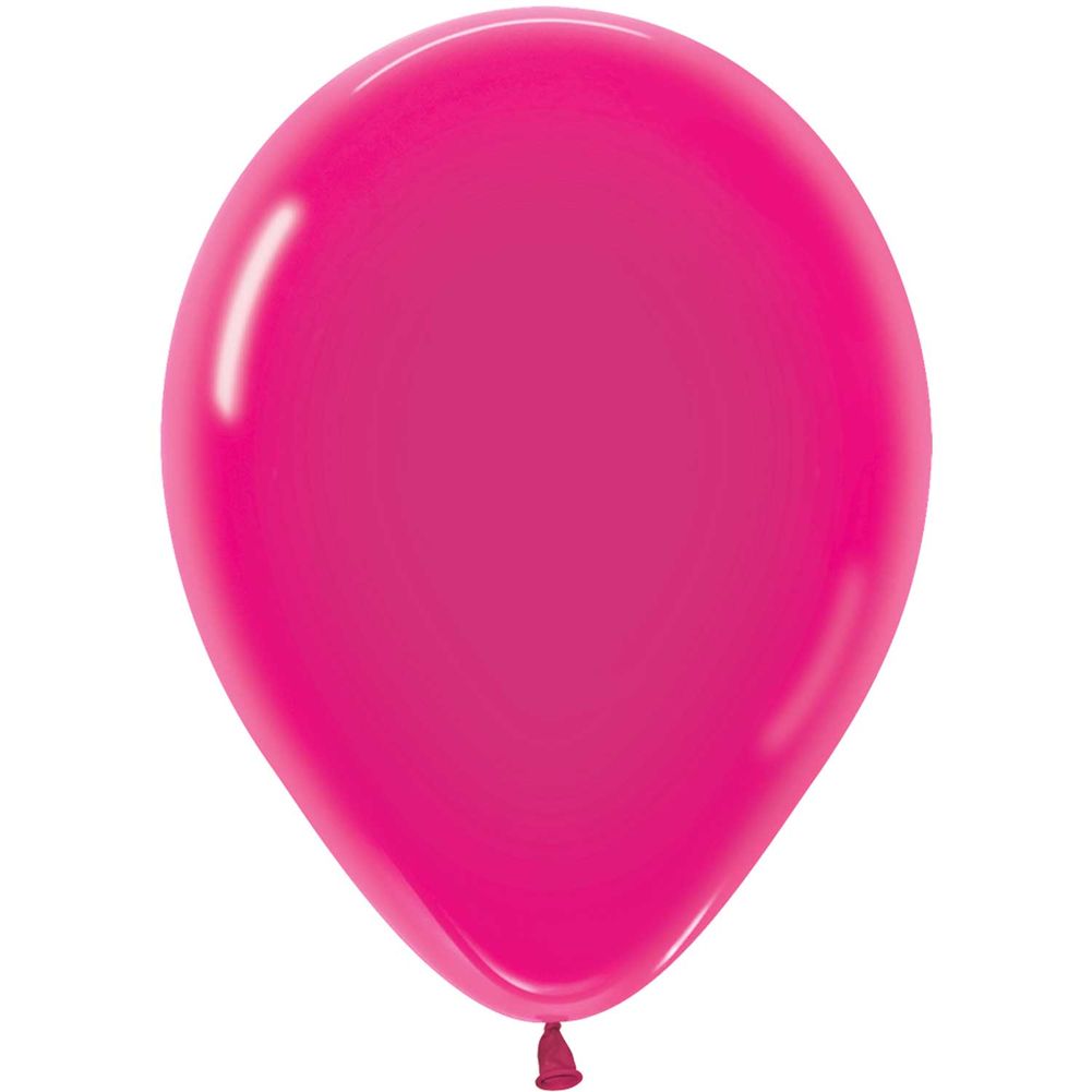 Sempertex 5" Crystal Fuchsia Latex Balloons (100ct)