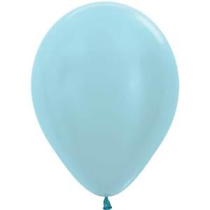 Sempertex 11" Pearl Blue Latex Balloons (100ct)
