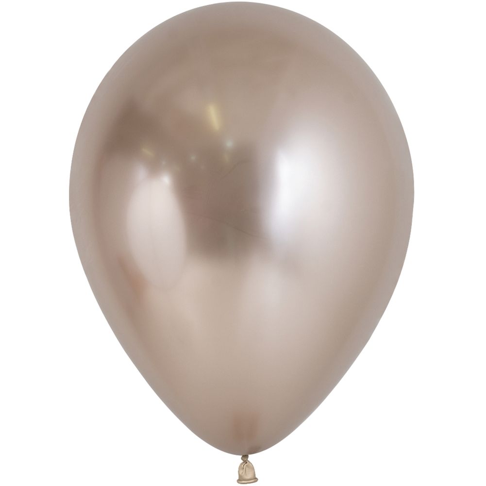 Sempertex 5" Reflex Champagne Latex Balloons (100ct)