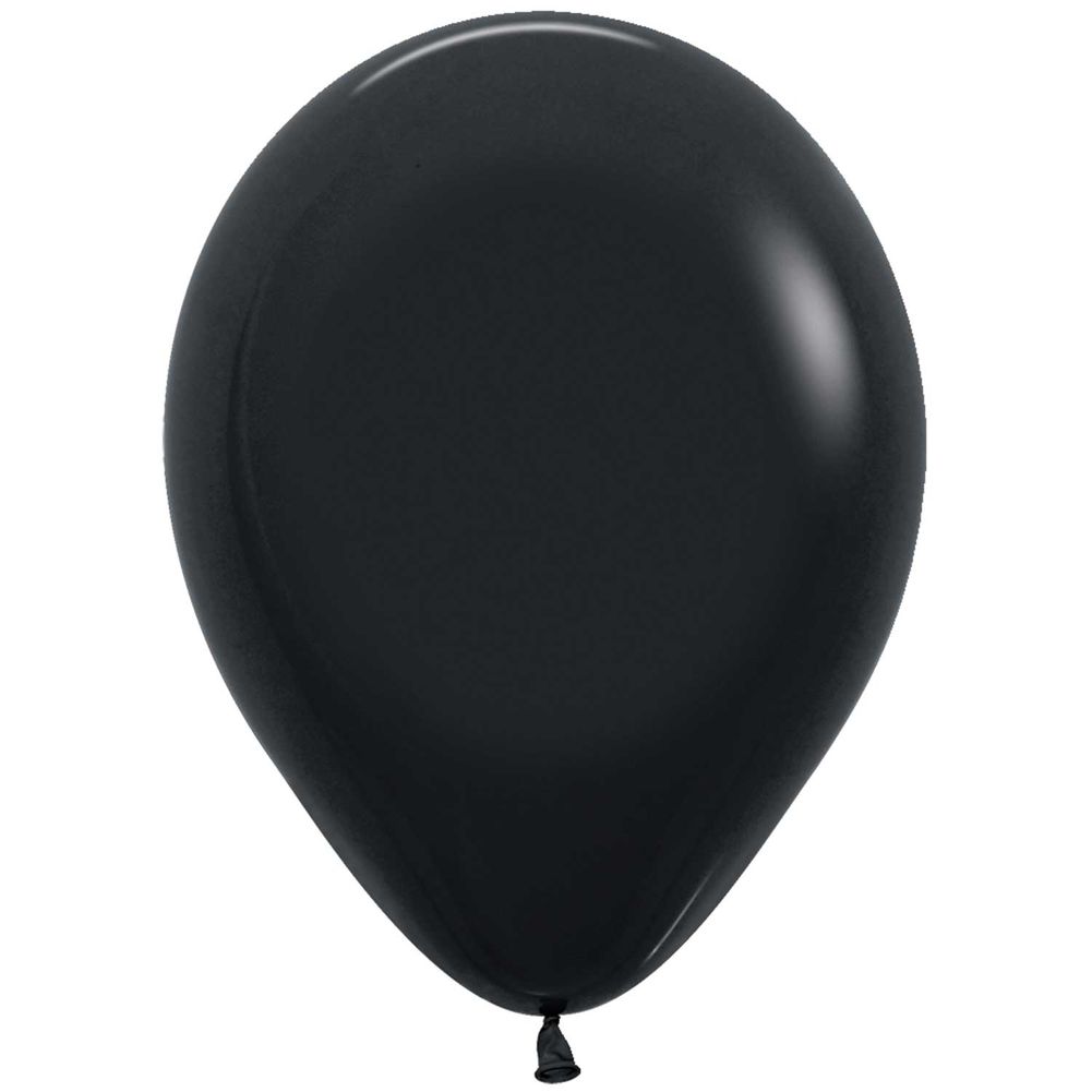 Sempertex 18" Deluxe Black Latex Balloons (25ct)