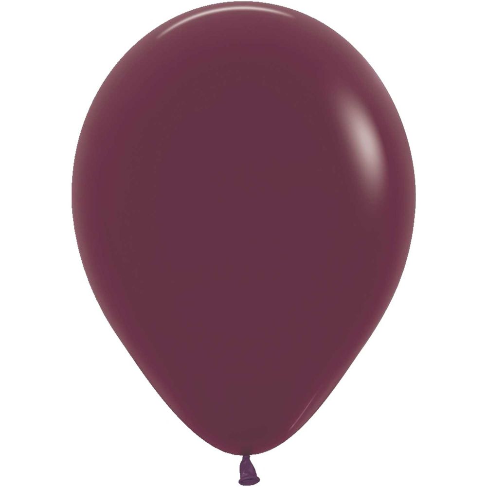 Sempertex 18" Deluxe Burgundy Latex Balloons (25ct)