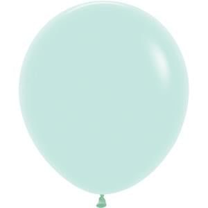Sempertex 18" Pastel Matte Green Latex Balloons (25ct)
