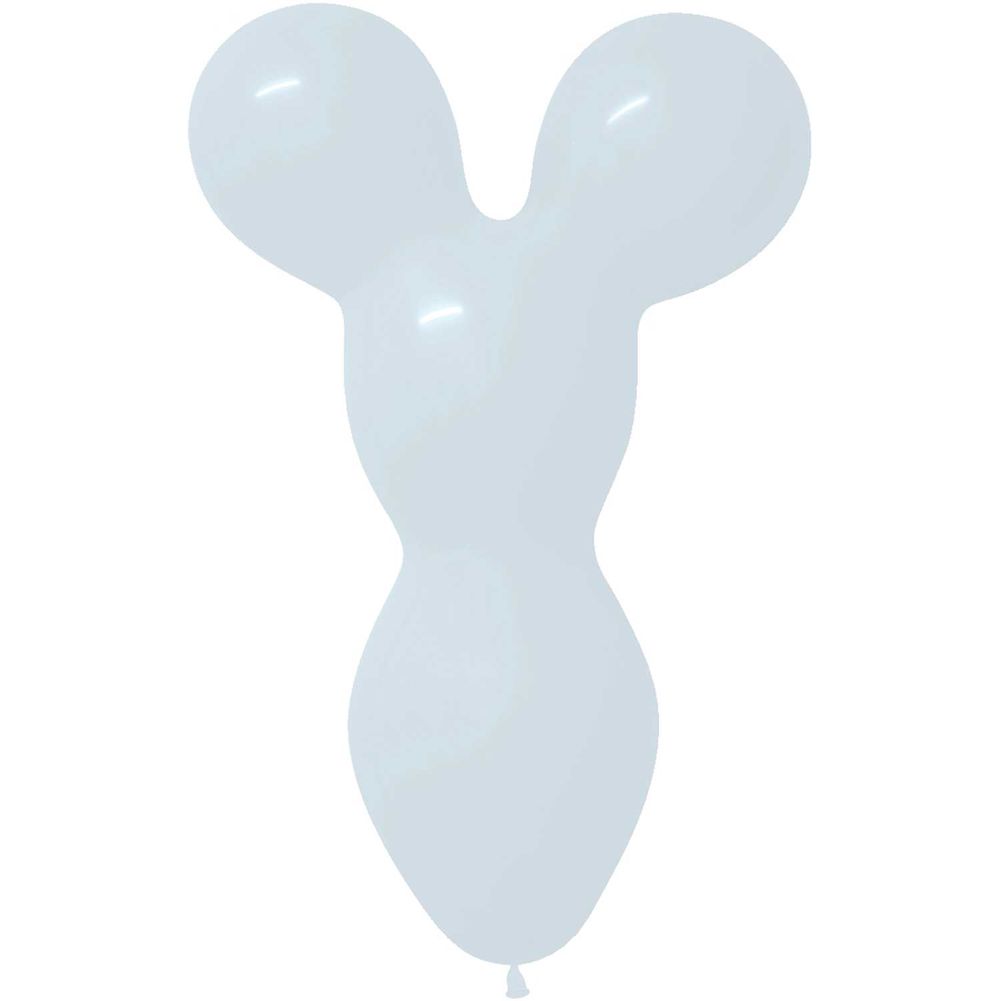 Sempertex 18" Big Bear Head Fashion White Latex Balloons (50ct)