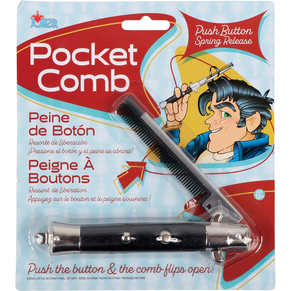 Push Button Comb