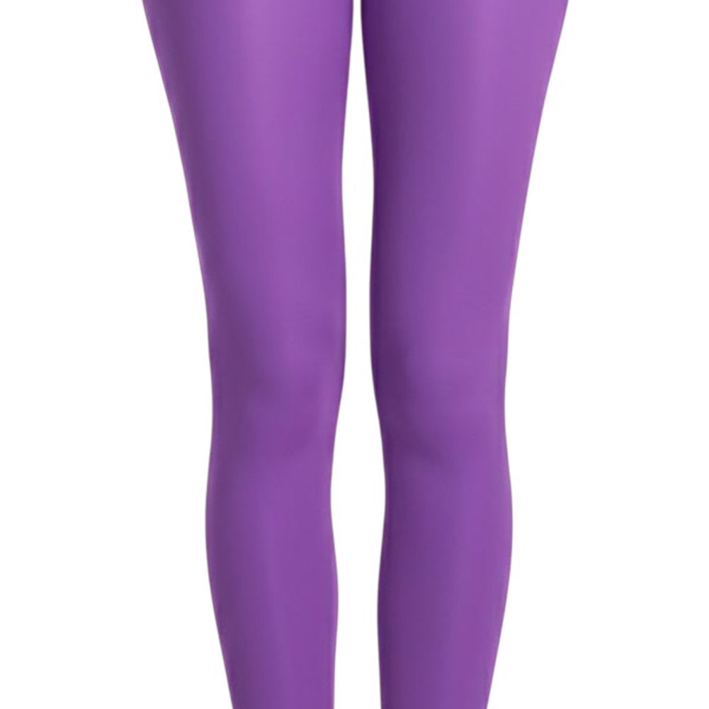 Purple Adult Footless Tights