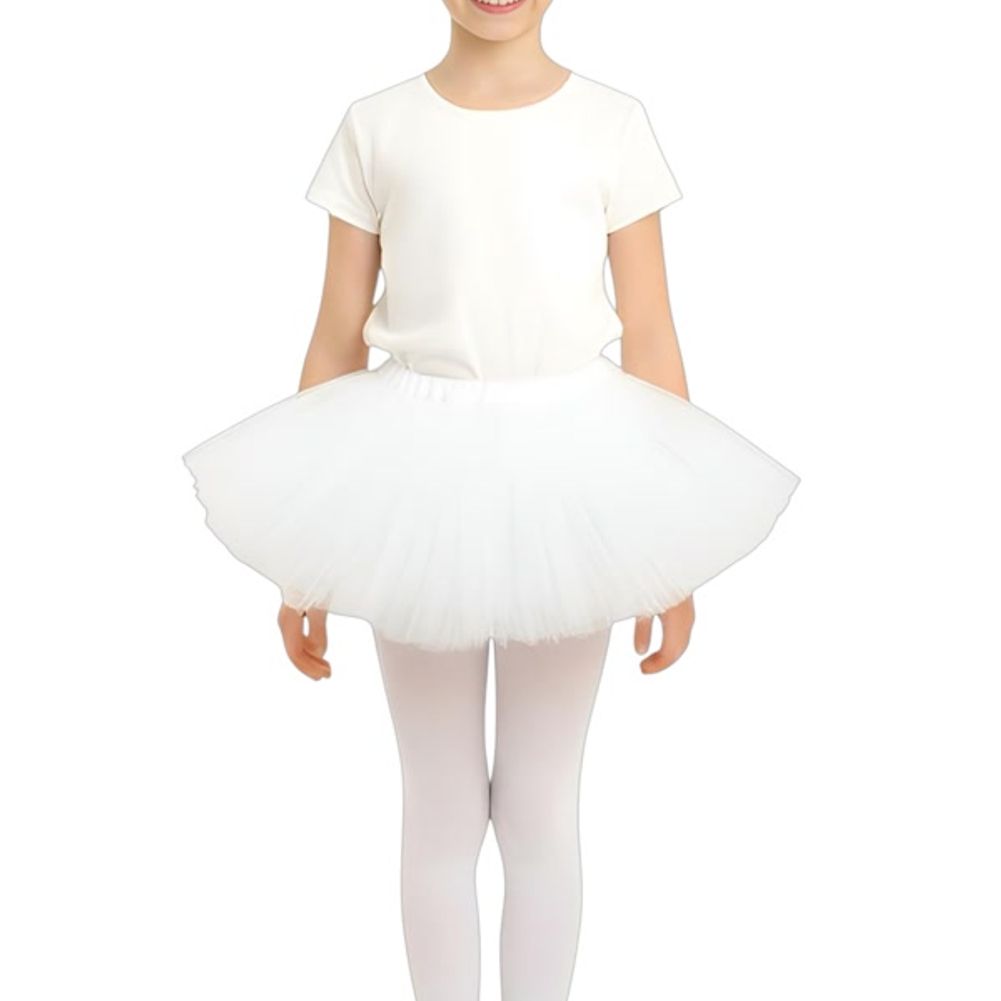 White Child Footless Tights