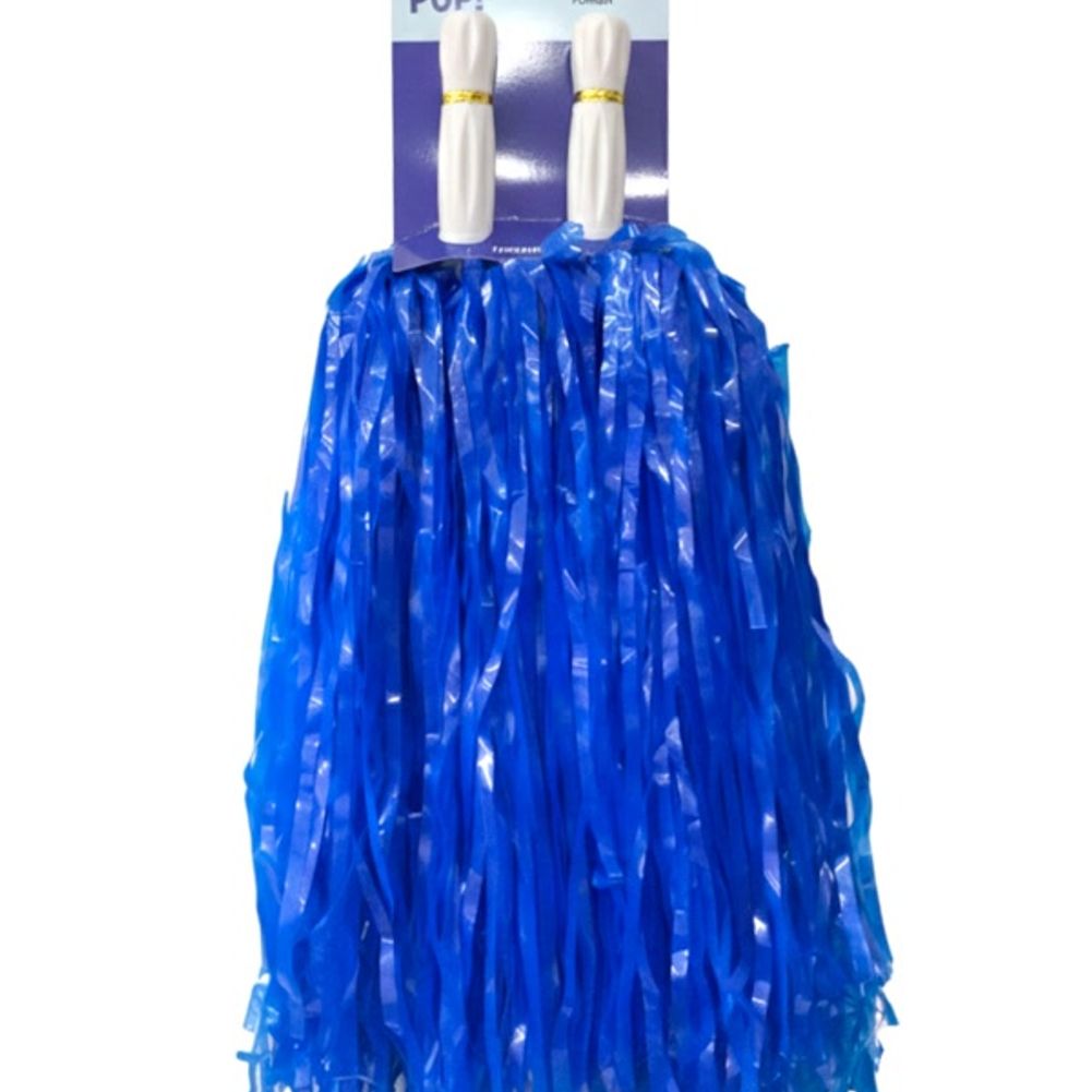 Blue Pom-poms, 2ct