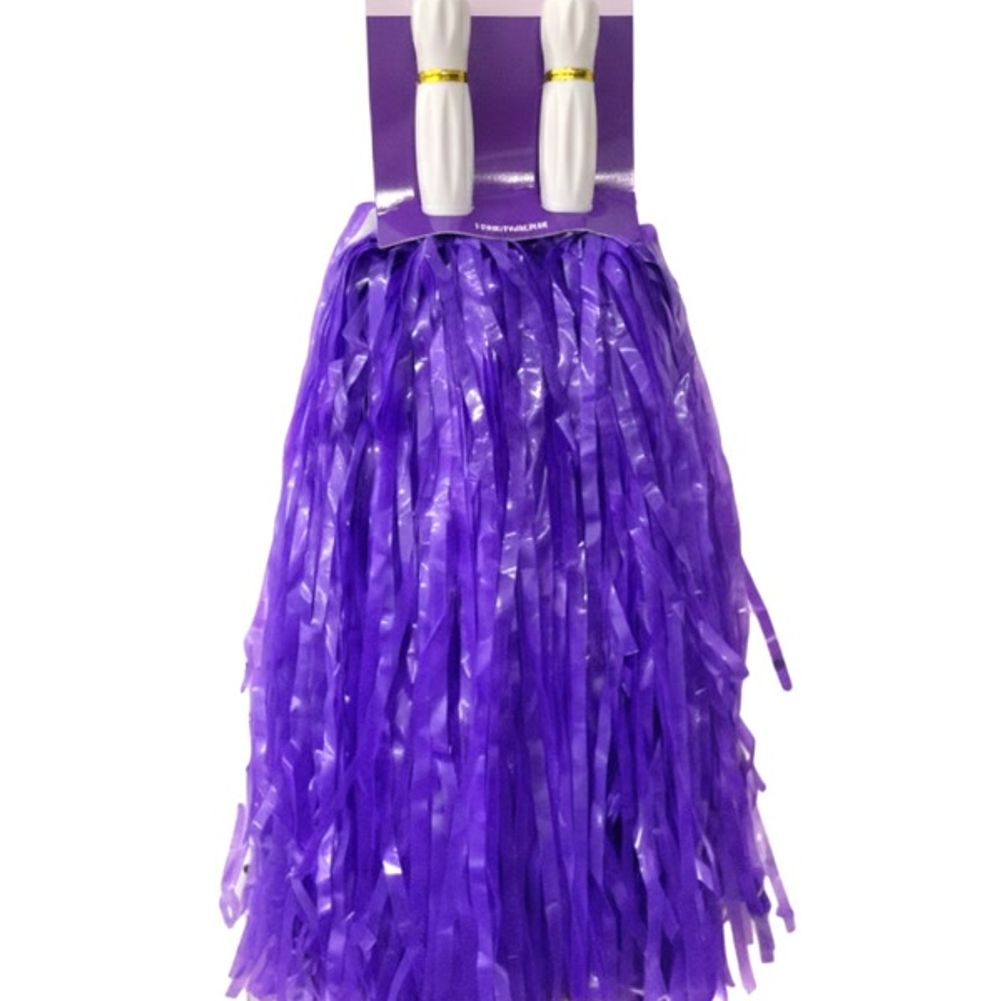 Purple Pom-poms, 2ct