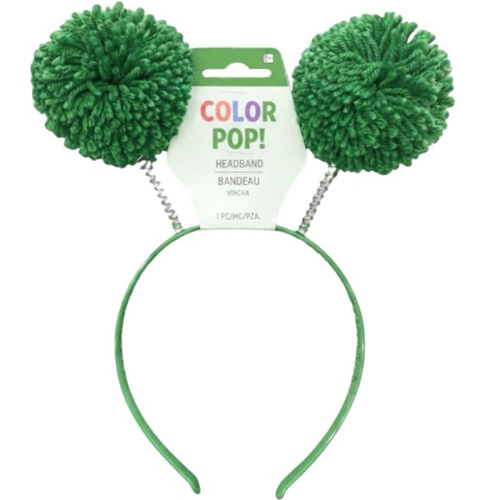 Green Pom-pom Head Bopper