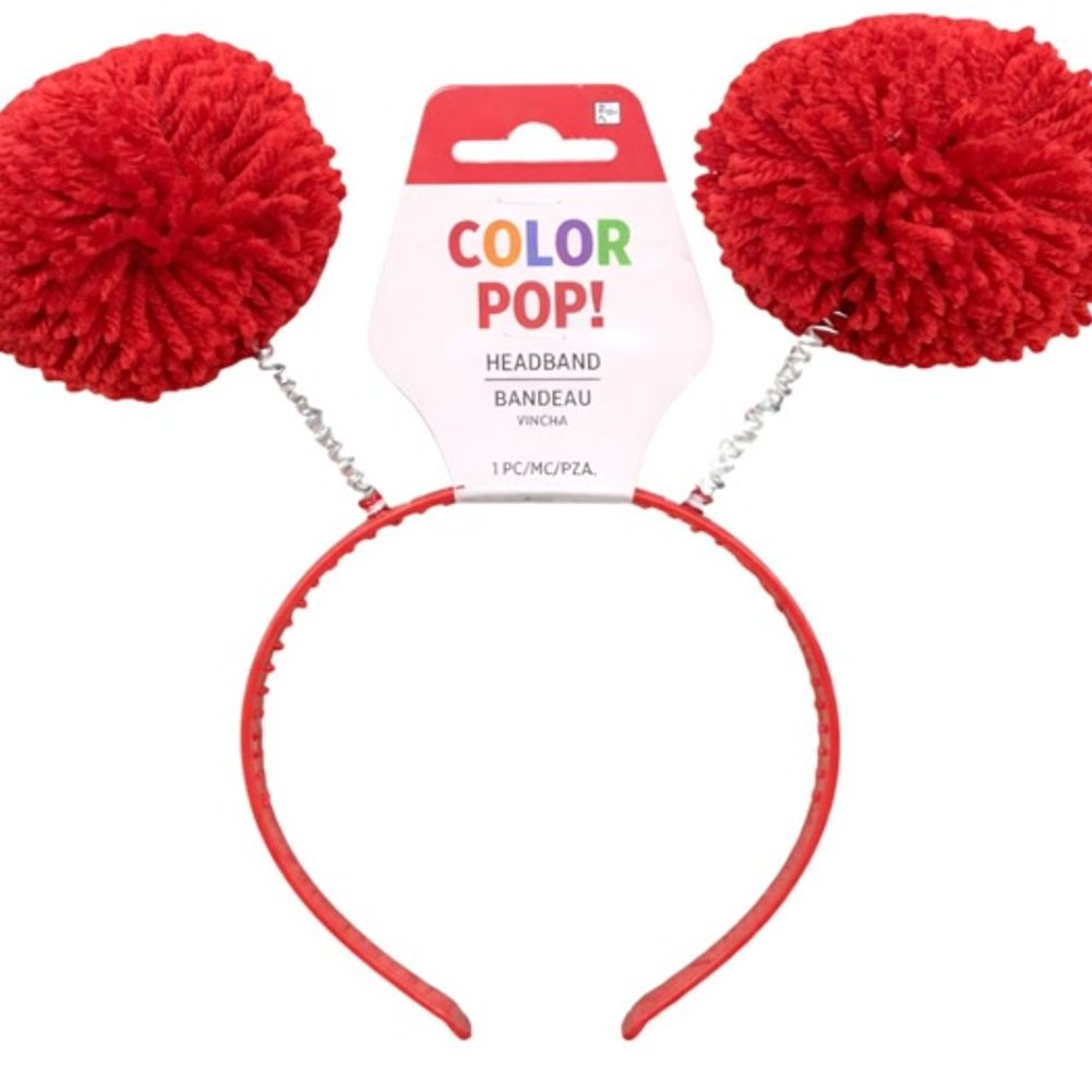 Red Pom-pom Head Bopper