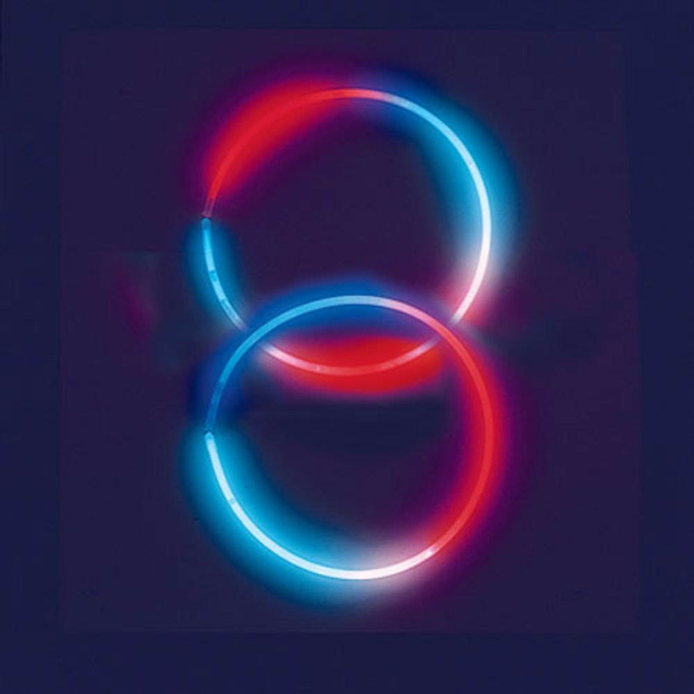 Patriotic Tri Color Glow Necklaces