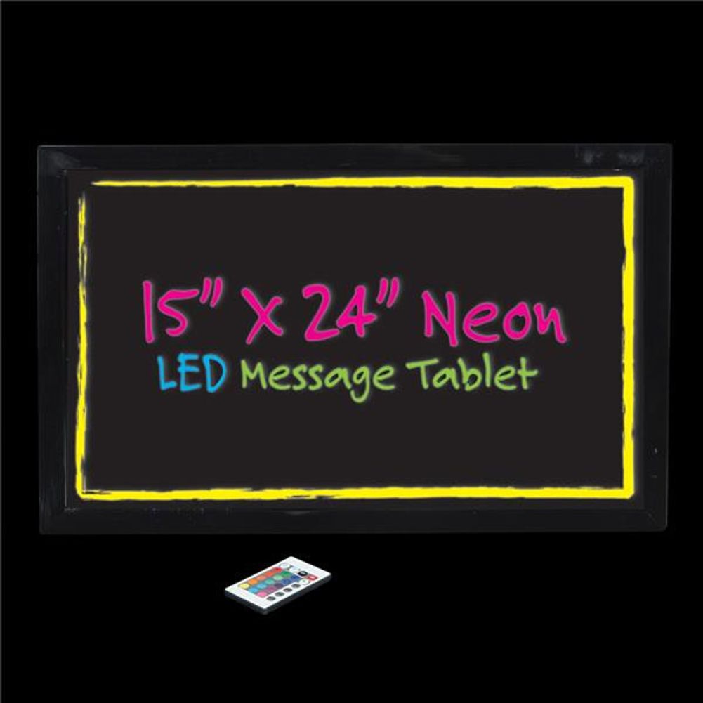 15" x 24" Neon Message Tablet