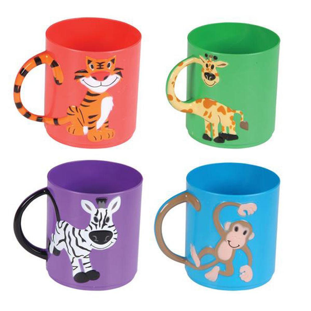 3"x2.5" Zoo Animal Mug (12ct)