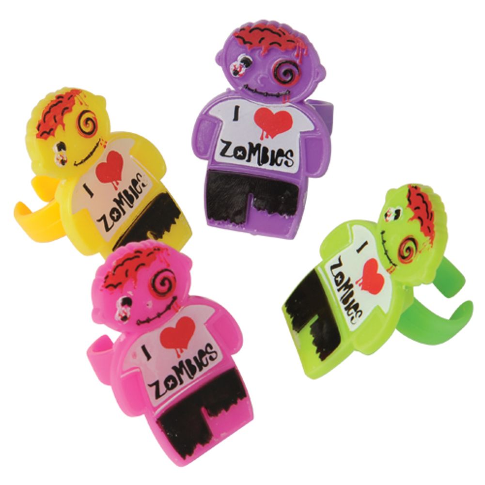 Zombie Zeke Rings (12ct)