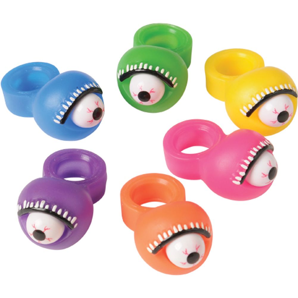 Popping Eye Ball Rings (12ct)