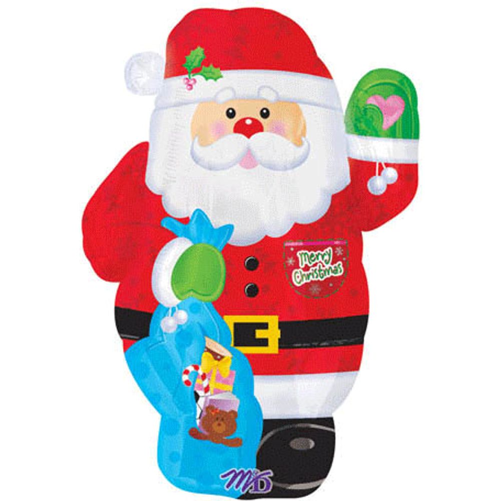 18" Santa Junior Shape Balloon (1 ct)