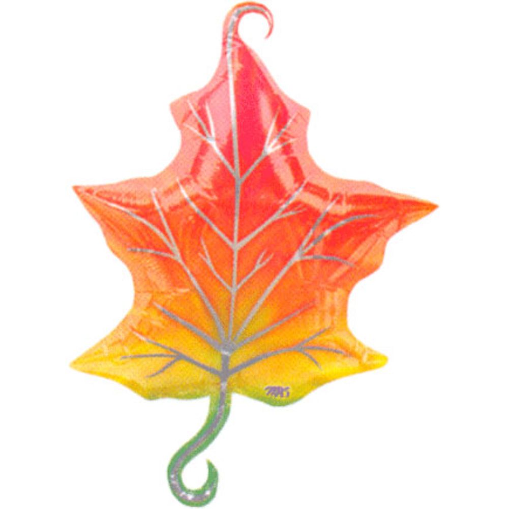 Fall Leaves Linking Shape Foil Balloon