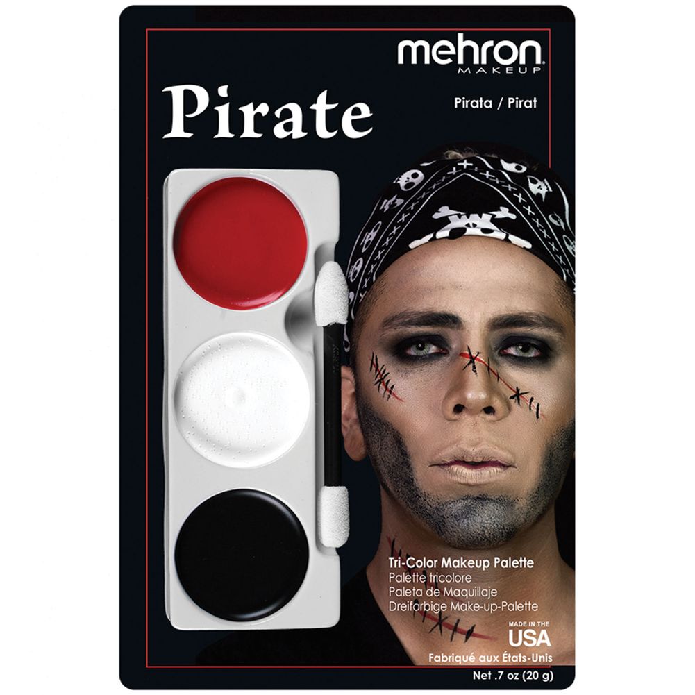 Pirate TriColor Character Makeup Palette