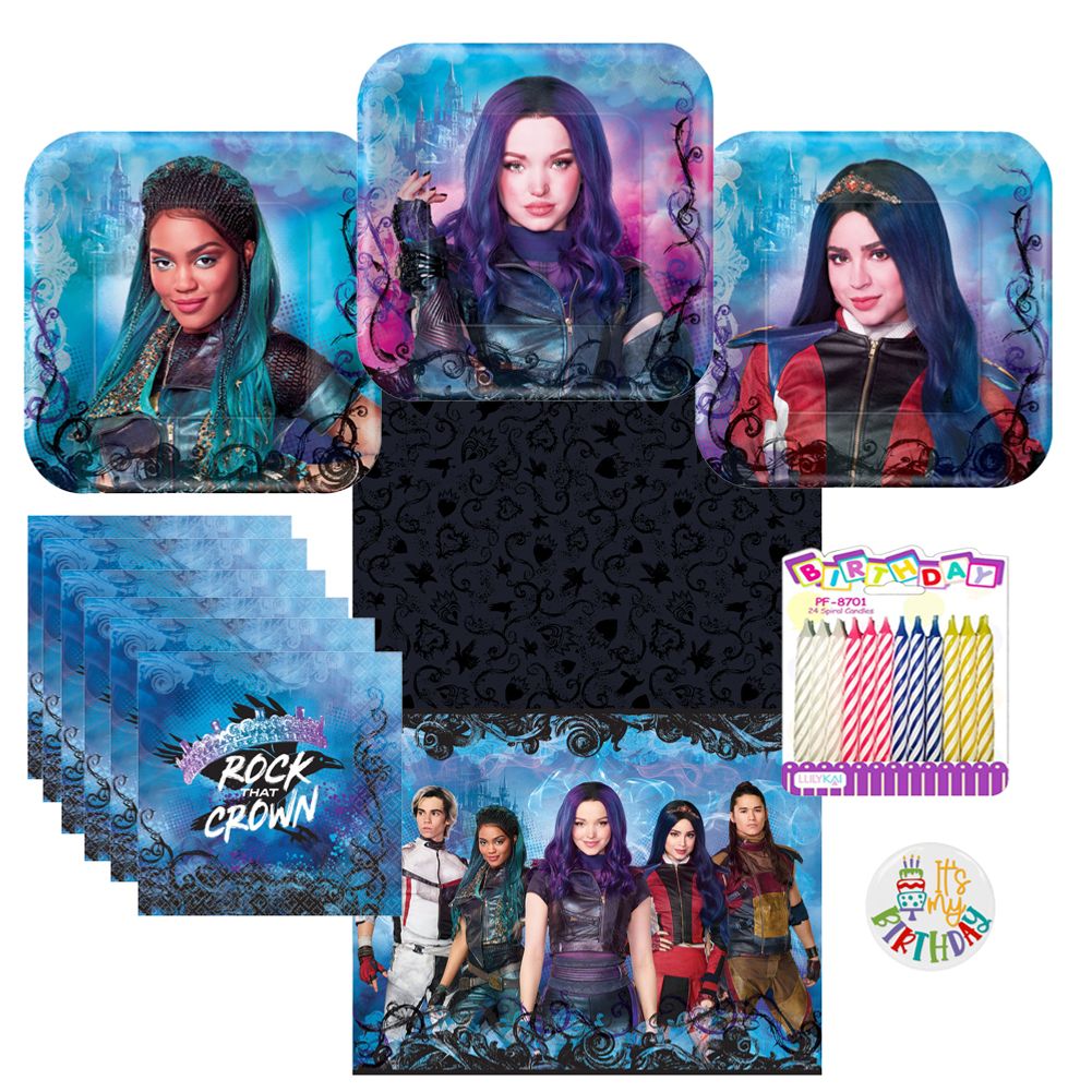 Descendants 3 Deluxe Tableware Party Kit for Pizza (16 Guests)