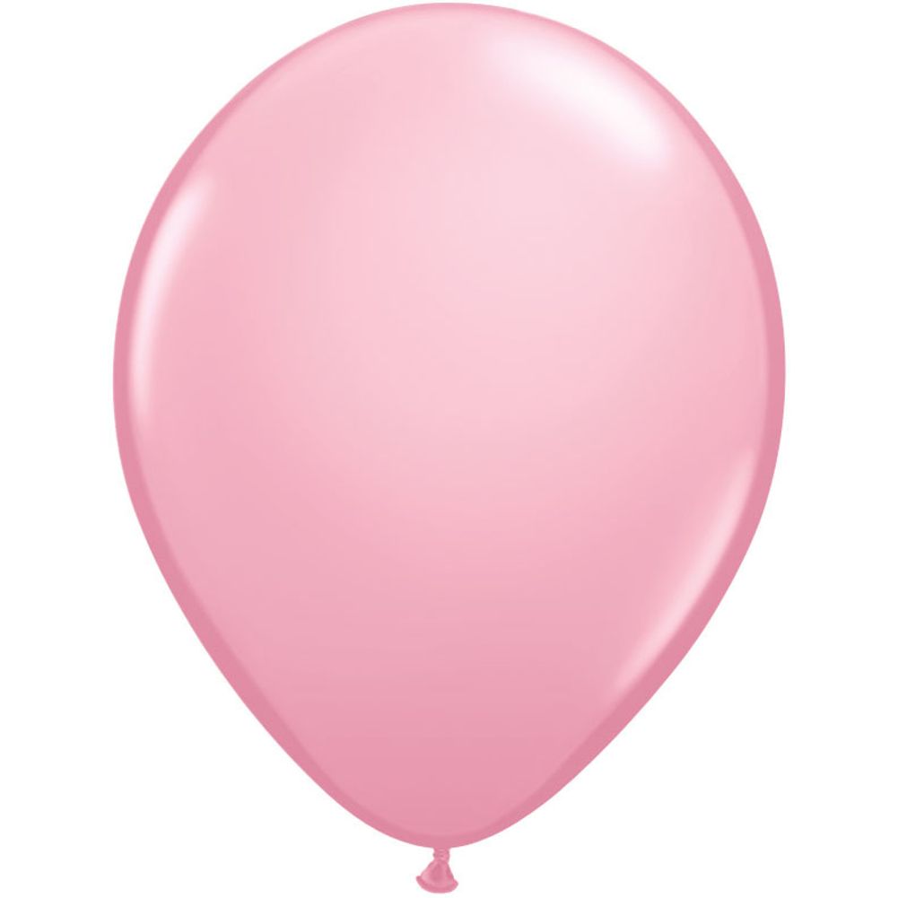 Qualatex 5" Pink Latex Balloons (100ct)