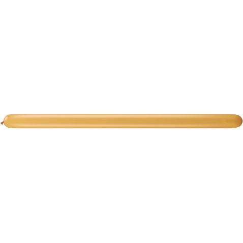 Qualatex 260Q Metallic Gold Tying Balloons (100ct)