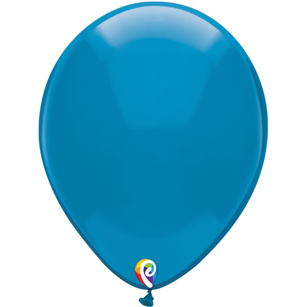 Funsational 12" Crystal Blue Latex Balloons, 15ct