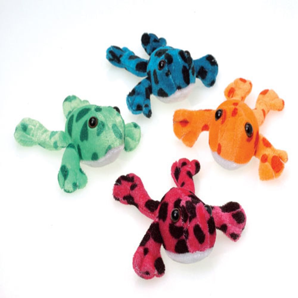 Plush Polka Dot Frogs (12ct)