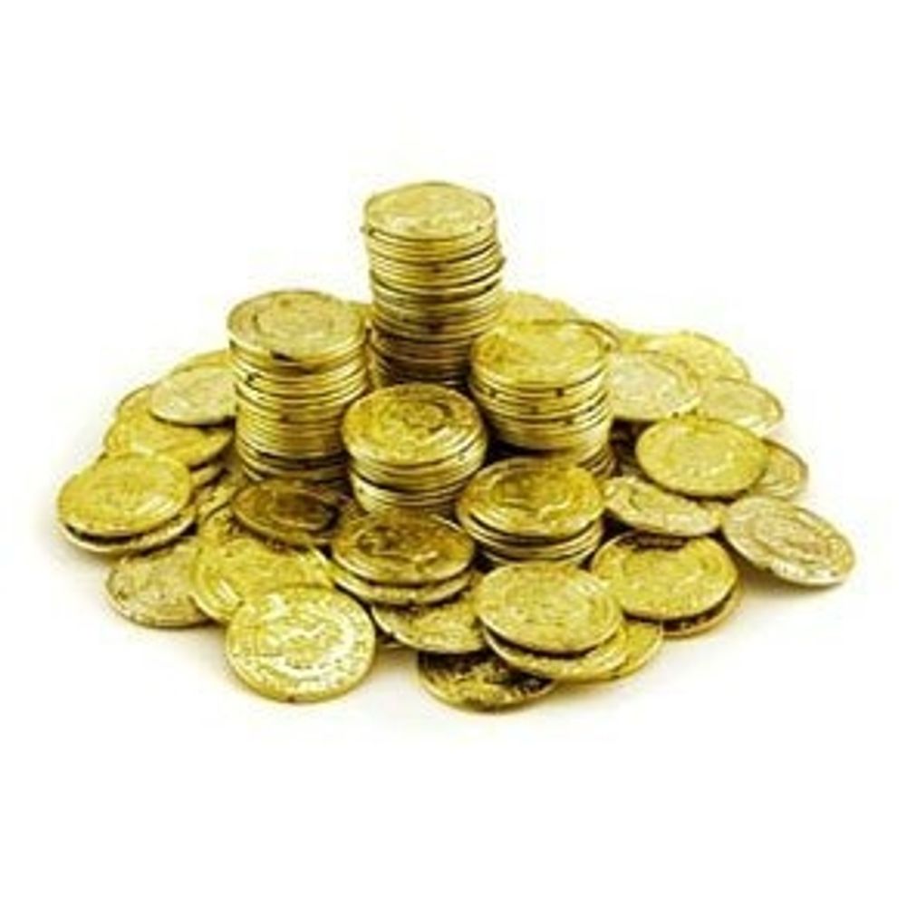 Plastic Gold Coins (144ct)
