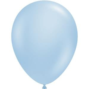Tuftex 11" Metallic Sky Blue Latex Balloons (100ct)
