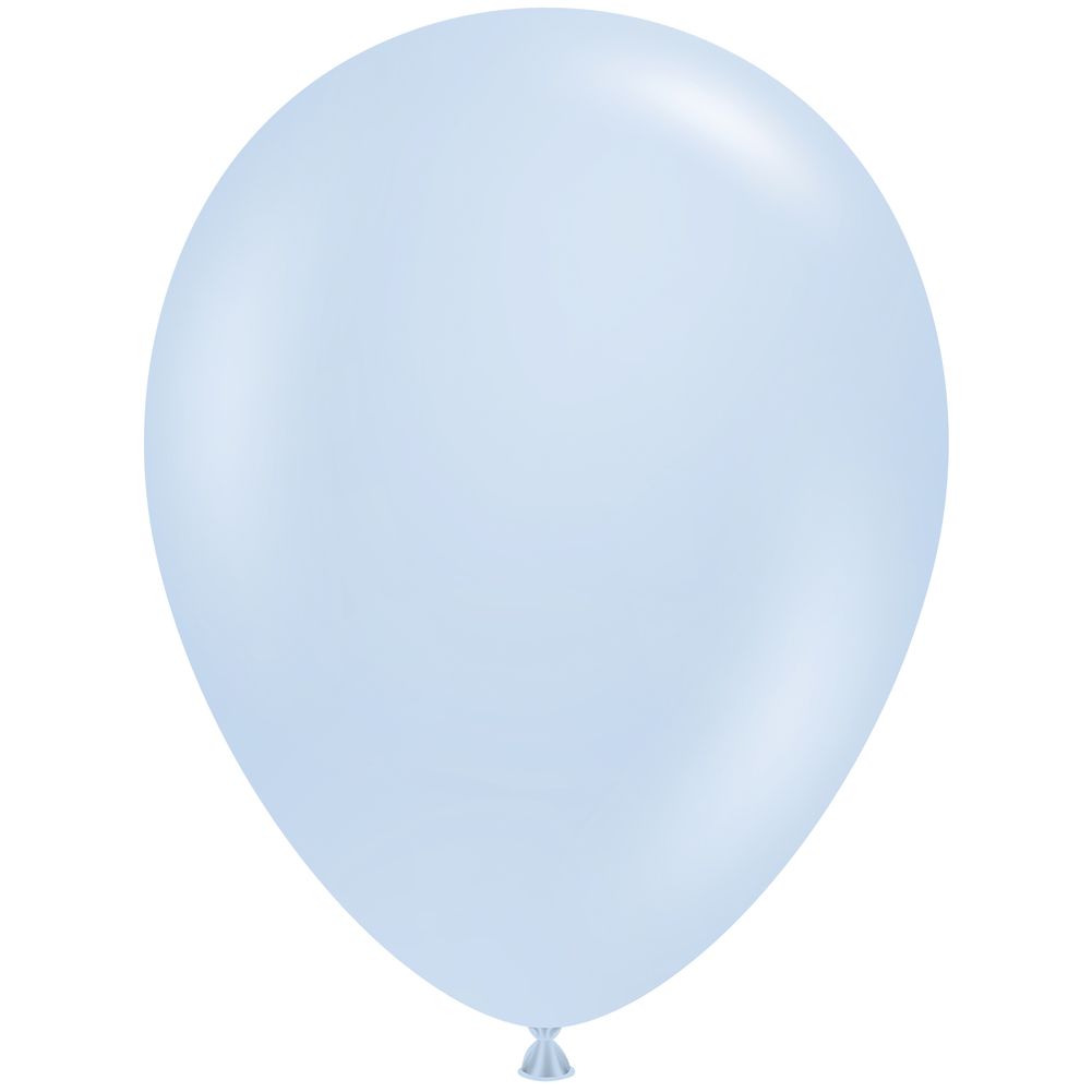 Tuftex 11" Monet Baby Blue Latex Balloons (100ct)