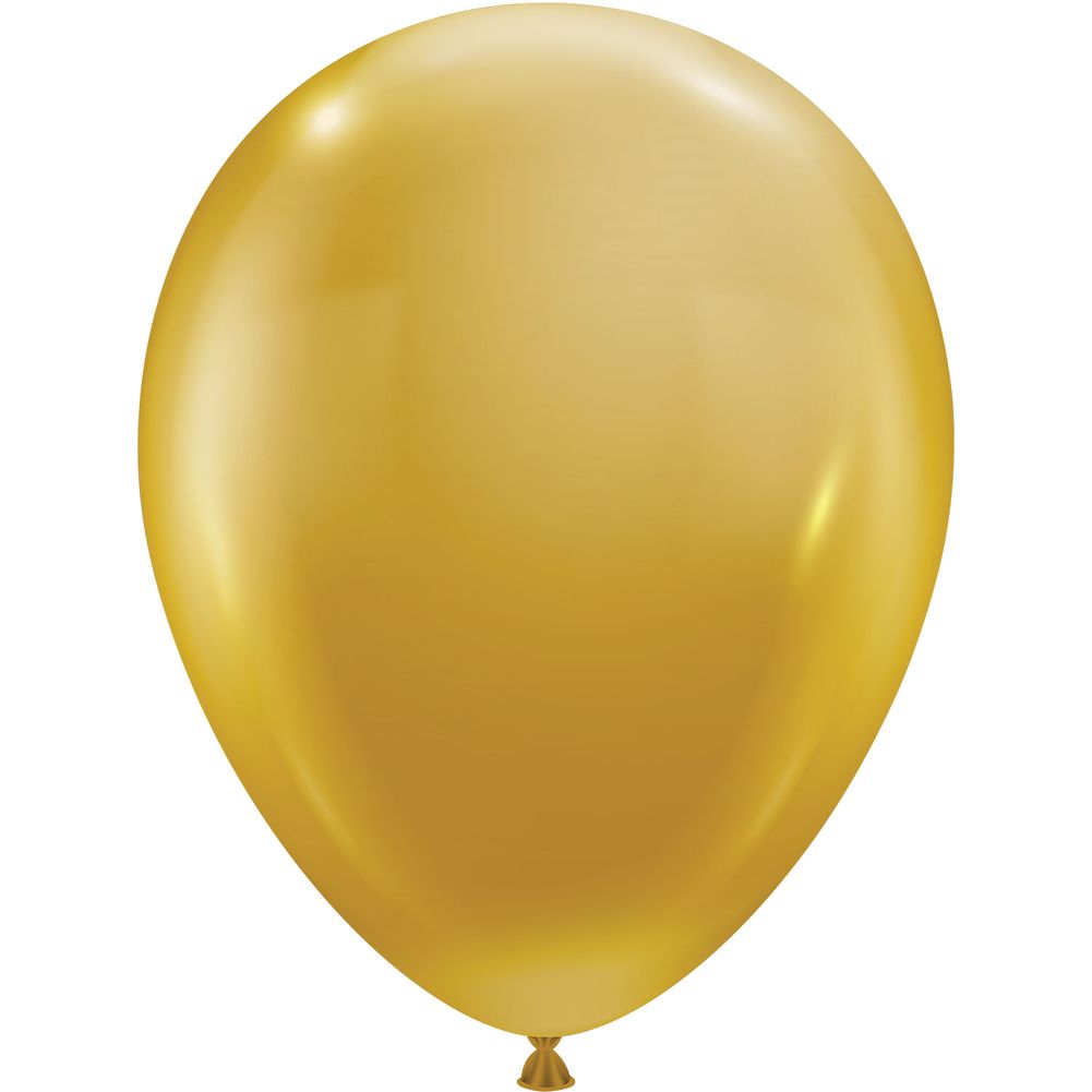 Tuftex 11" Luxe Gold Latex Balloons (100ct)