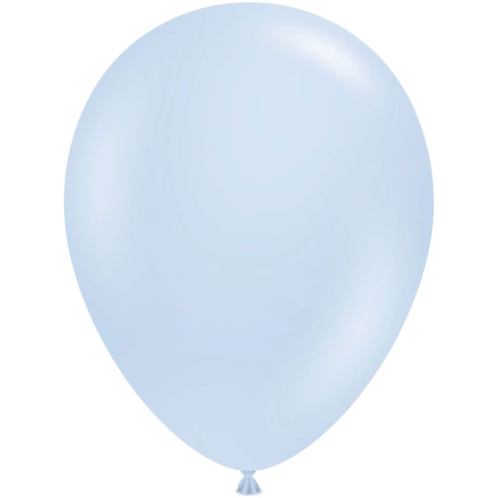 Tuftex 5" Monet Baby Blue Latex Balloons (50ct)