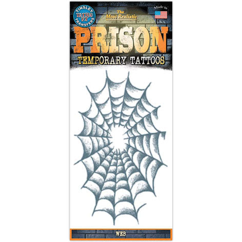Web Prison Temporary Tattoo