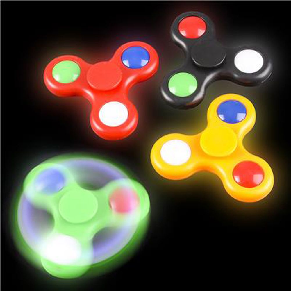 3" Light-Up Flashing Hand Spinner (24 ct)