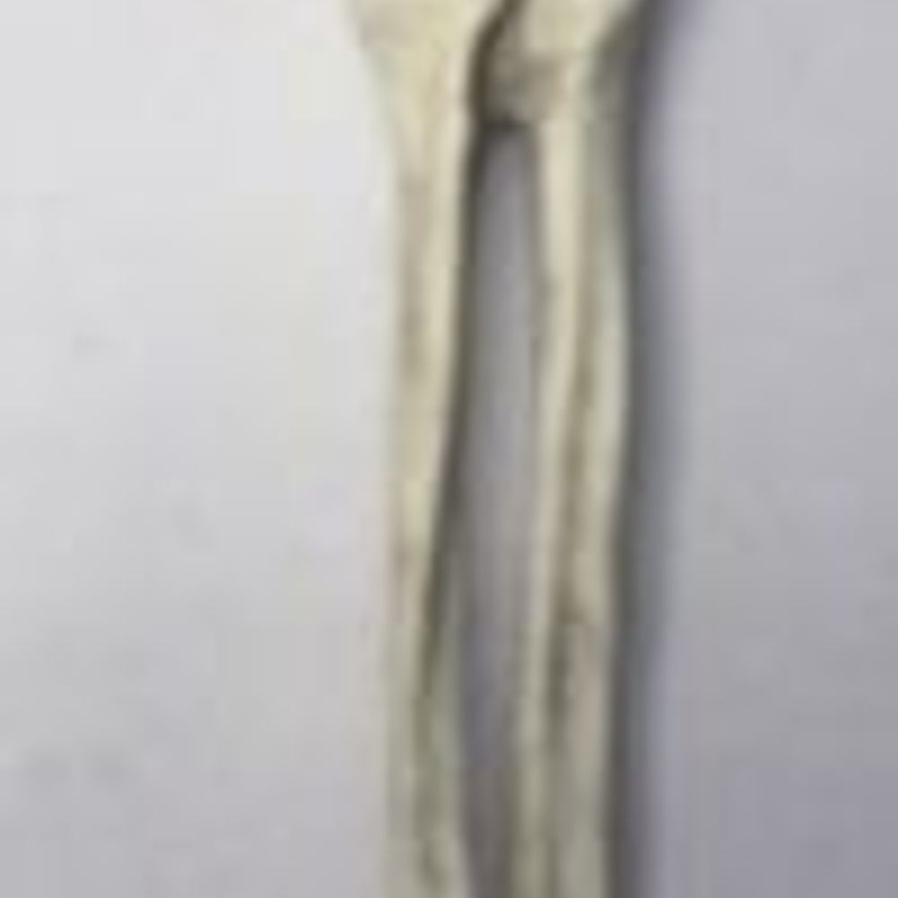 18.5" Skeleton Peace Sign Lawn Stake