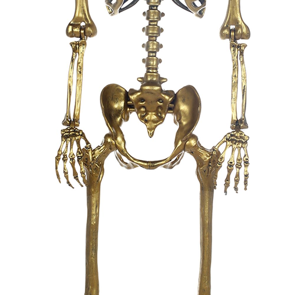 5' Gold Posable Skeleton