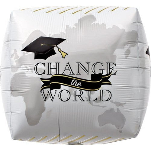 Change the World Grad Cube