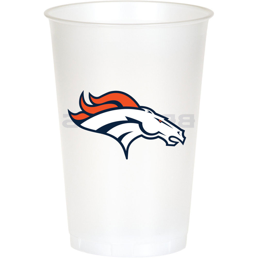 Denver Broncos 20oz Plastic Cups (8ct)