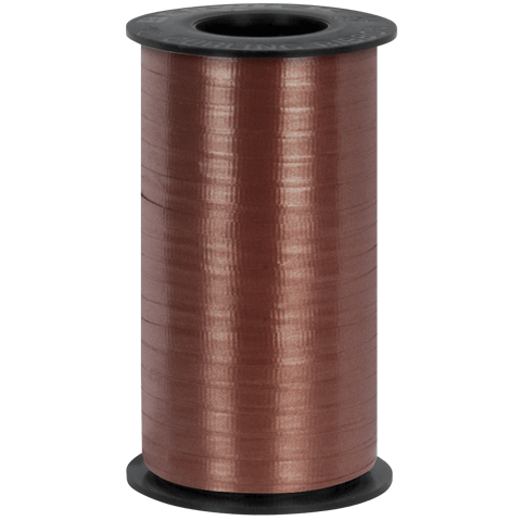 Brown Curling Ribbon