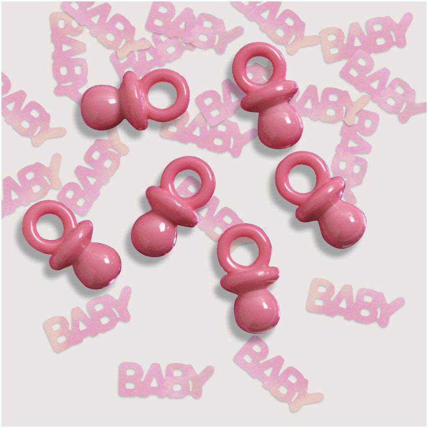 It's a Girl Rattle Confetti
