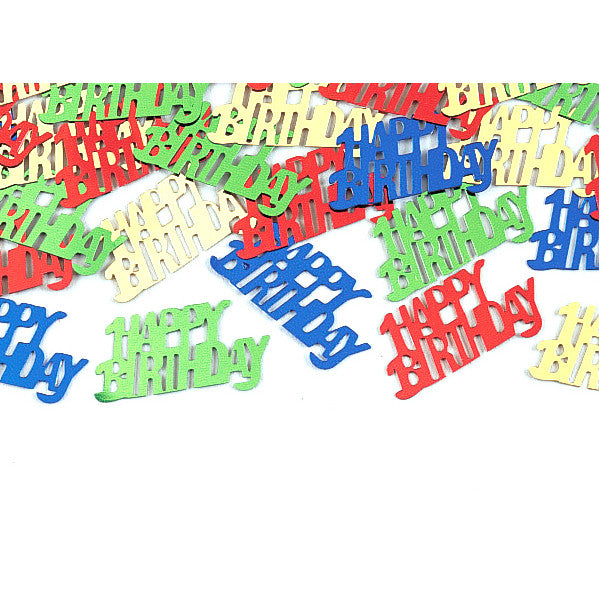 Happy Birthday Foil Confetti