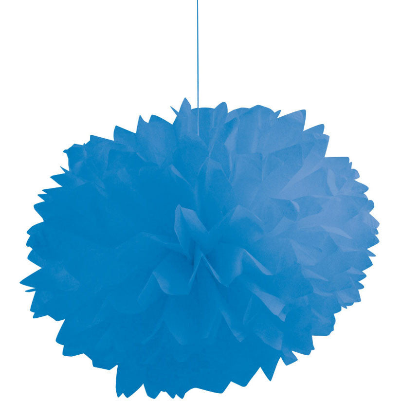 True Blue Fluffy Tissue Balls (3ct)