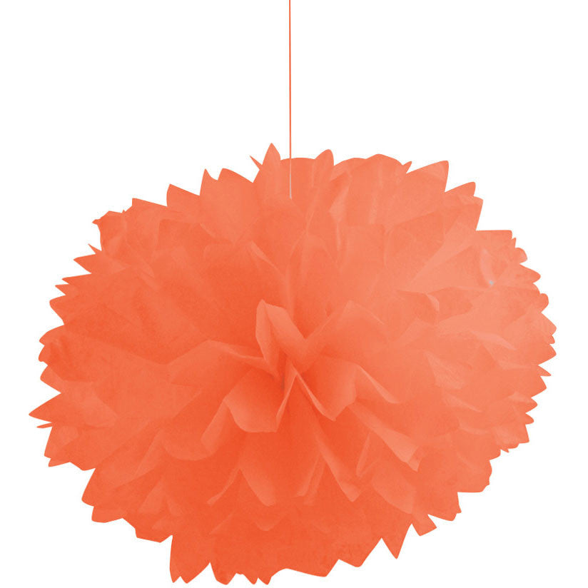 Sunkissed Orange Fluffy Tissue Balls (3ct)