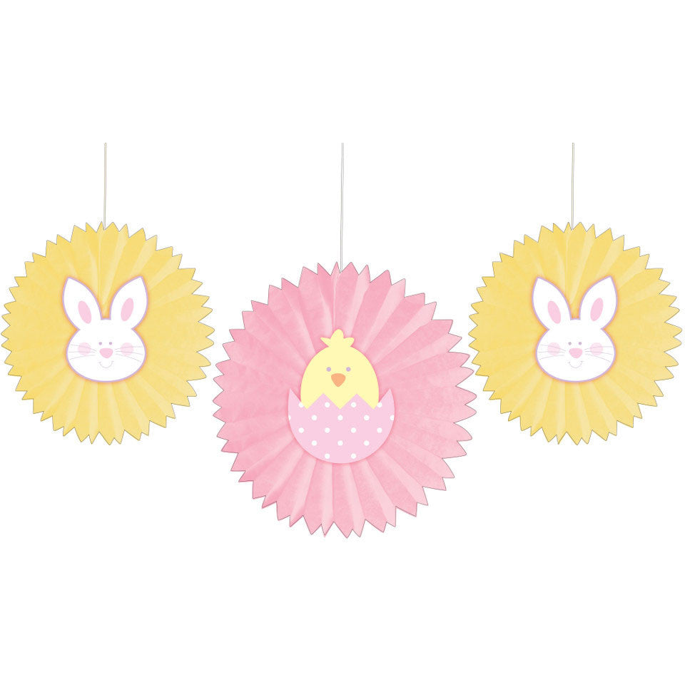 Easter Bunny Tissue Fans